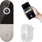 1080p Wireless Video Doorbell with Indoor Ring Chime, Enhanced Security with AI Human Detection, 2-Way Audio, Night Vision, Cloud Storage, Real-Time Alerts, Smart Home Protection - Image 2