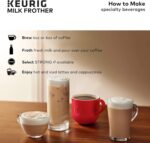 Keurig K-Supreme Plus SMART Single Serve Coffee Maker Milk Frother for Hot and Cold Milk Foam - Image 6