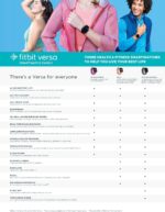 Fitbit Versa Smart Watch, Black/Black Aluminium, One Size (S & L Bands Included) - Image 4
