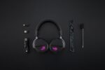 ASUS ROG Pelta Wireless Gaming Headset (BT, ROG SpeedNova 2.4GHz, USB-C, Lightweight 309g, 50mm ROG Titanium-Plated Drivers, 10mm Super-Wideband Mic, RGB, 70HR Battery, for PC, Switch, PS5)- Black - Image 5