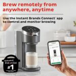 Instant Solo WIFI Connect Single Serve Coffee Maker, From the Makers of Instant Pot, Coffee Brewer, Includes Reusable Coffee Pod & Bold Setting, Brew 8 to 12oz., 40oz. Water Reservoir, Black - Image 3