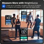 Greater Goods Smart Weight Scale – Digital Bathroom Scale with BMI, Body Fat & Muscle Mass, Bluetooth and Wi-Fi Sync with Weight Gurus App, Large Display, 440lb Capacity - Image 3