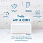 Lutron Caseta Smart Lighting Smart Hub for Light Bulbs and Fans, Works w/ Alexa, Apple Homekit, Google Home, 75 Device Capacity, L-BDG2-WH, White - Image 3
