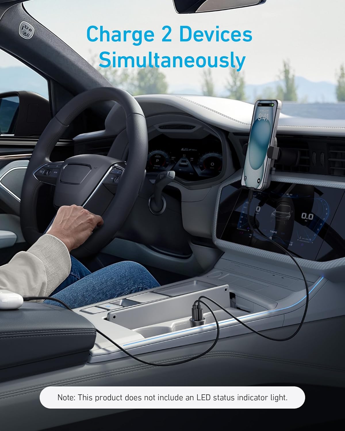 Anker USB-C Car Charger, Cigarette Lighter USB Charger for iPhone 16, 30W 2-Port Type-C Car Adapter, PowerIQ 3.0, for iPhone 16/15/14/13/12, Samsung Galaxy S23, iPad, AirPods, and More - Image 3