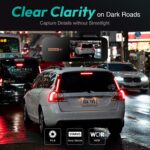 4K Dash Cam Front and Rear, 170° Ultra Wide Dashcam with ADAS, Night Vision, 24/7 Parking Mode, Sony IMX415 Sensor, WDR, Free 64GB SD Card, 5G/2.4G WiFi, Built-in GPS, Loop Recording - Image 3