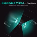 4K Dash Cam Front and Rear, 170° Ultra Wide Dashcam with ADAS, Night Vision, 24/7 Parking Mode, Sony IMX415 Sensor, WDR, Free 64GB SD Card, 5G/2.4G WiFi, Built-in GPS, Loop Recording - Image 5