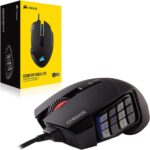 Corsair SCIMITAR RGB ELITE Gaming Mouse For MOBA, MMO - 18,000 DPI - 17 Progammable Buttons - iCUE Compatible - Black - Image 6