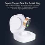 Health Rings for Women Men, Fitness Tracker with Heart Rate,Blood Oxygen, Blood Pressure, Sleep Tracker, Step Tracker, No Subscription Fee, IP68 Waterproof Smart Ring for iphone & Android (Gold 6#) - Image 6