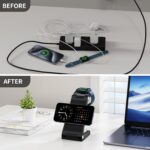 2025 Magnetic Wireless Mag-Safe Charging Station, 3 in 1 Fast Max Charging for iPhone 16 15 14 13 12 Pro Max Plus, Charger Stand for Apple Watch Series & Air pods 4 3 2 Pro, Gifts for Men - Image 4