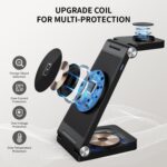2025 Magnetic Wireless Mag-Safe Charging Station, 3 in 1 Fast Max Charging for iPhone 16 15 14 13 12 Pro Max Plus, Charger Stand for Apple Watch Series & Air pods 4 3 2 Pro, Gifts for Men - Image 5