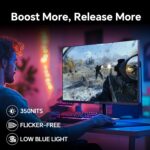24" Gaming Monitor 180Hz 144hz Monitor QHD(2560x1440p) l Up to 1MS | Fast IPS Monitor |122% SRGB | 2X DP & 2X HDM| Tilt Xbox PS5 Switch|100×100mm VESA Compatible - Image 4