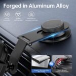 SYNCWIRE Car Phone Holder for Universal Dashboard [Super Stable] Car Phone Mount Foldable Aluminum Alloy Arm for iPhone 16 15 14 13 12 Series & All Phones - Image 4