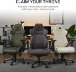 Corsair TC500 Luxe Gaming Chair – Premium Breathable Fabric – Wide Seat – Five-Way Adjustable Armrests – Adjustable Built-in Lumbar Support – 90-160 Degree Recline – Shadow - Image 6