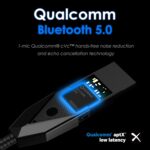 PALOVUE aptX Bluetooth 5.0 Receiver with Qualcomm CSR Wireless Car Kit for Music Streaming and Hands-Free Calling for Car Home Stereo with 3.5mm Aux Port No Charging Needed LinkFlow - Image 3