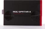 ASUS ROG Spatha X Wireless Gaming Mouse (Magnetic Charging Stand, 12 Programmable Buttons, 19,000 DPI, Push-fit Hot Swap Switch Sockets, ROG Micro Switches&Paracord and Aura RGB lighting),Black - Image 4
