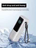 Case for Anker Zolo Laptop Power Bank (25,000mAh 165W), Soft Silicone Protective Portable Scratch Shock Resistant with Lanyard,Transparent. - Image 3