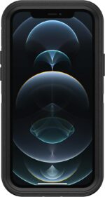 OtterBox iPhone 12 & iPhone 12 Pro Defender Series Case - Black, Rugged & Durable, with Port Protection, Includes Holster Clip Kickstand - Image 3