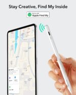 ESR Geo Digital Pencil Findmy Compatible with Apple iPad 2018-2025,with Easy Shortcuts for Apple iPad A16/10/9/8 & iPad Air 13(M2)/11 & Pro 12.9/13/11 & Mini 7/6/5,White(No Wireless Charging) - Image 3