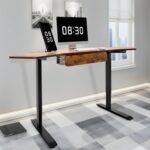 Fromann 71Inch Height Adjustable Standing Sit Stand Up Desk L Shaped Corner Desk with LED Handset, Electric Ergonomic Desk - Image 4