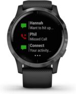 Garmin Vivoactive 4, GPS Smartwatch, Features Music, Body Energy Monitoring, Animated Workouts, Pulse Ox Sensors and More, Black - Image 3