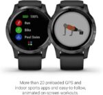 Garmin Vivoactive 4, GPS Smartwatch, Features Music, Body Energy Monitoring, Animated Workouts, Pulse Ox Sensors and More, Black - Image 4