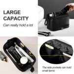 Large Travel Toiletry Bag for men women,Makeup Organizer Bag, Dopp Kit,Waterproof Hanging Cosmetic Bag for Toiletries Accessories(Black) - Image 3