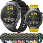 SERDAS 22mm Smart Watch Strap For Huawei Watch GT 5 Pro 46mm Official Silicone Bracelet For Huawei Watch GT 5 Pro Soft Sport Wrist Band Watchbands - Image 3