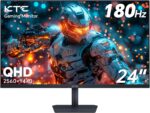 24" Gaming Monitor 180Hz 144hz Monitor QHD(2560x1440p) l Up to 1MS | Fast IPS Monitor |122% SRGB | 2X DP & 2X HDM| Tilt Xbox PS5 Switch|100×100mm VESA Compatible - Image 2