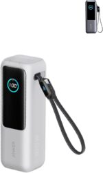 Case for Anker Zolo Laptop Power Bank (25,000mAh 165W), Soft Silicone Protective Portable Scratch Shock Resistant with Lanyard,Transparent. - Image 2