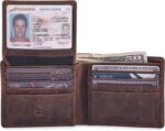Cochoa Wallet for Men's RFID Blocking Real Leather Bifold Stylish 2 ID Window in Gift Box - Image 2