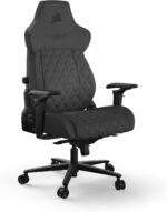 Corsair TC500 Luxe Gaming Chair – Premium Breathable Fabric – Wide Seat – Five-Way Adjustable Armrests – Adjustable Built-in Lumbar Support – 90-160 Degree Recline – Shadow - Image 2