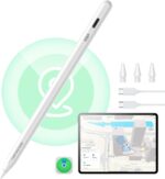 ESR Geo Digital Pencil Findmy Compatible with Apple iPad 2018-2025,with Easy Shortcuts for Apple iPad A16/10/9/8 & iPad Air 13(M2)/11 & Pro 12.9/13/11 & Mini 7/6/5,White(No Wireless Charging) - Image 2