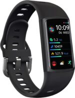 FITVII FINO 2 Slim Fitness Tracker, Smart Watch with Blood Oxygen, Sleep Monitor, 24/7 Heart Rate & Blood Pressure, IP68 Waterproof Health Activity Trackers with Calories Step Counter for Women Men - Image 2