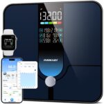 INSMART Smart Scale for Body Weight, Large Display Body Fat Scale, Accurate Weight Scale Digital Bluetooth Bathroom Scale for BMI Heart Rate, 18 Body Composition Analyzer with Fitness APP Sync, 500lbs - Image 2