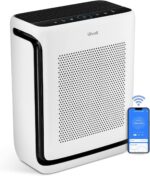 LEVOIT Air Purifiers for Home Large Room Up to 1800 Ft² in 1 Hr with Washable Pre-Filter, Air Quality Monitor, Smart WiFi, HEPA Sleep Mode for Allergies, Pet Hair in Bedroom, Vital 200S-P, White - Image 2