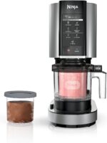 Ninja NC301 CREAMi Ice Cream Maker, for Gelato, Mix-ins, Milkshakes, Sorbet, Smoothie Bowls & More, 7 One-Touch Programs, with (2) Pint Containers & Lids, Compact Size, Perfect for Kids, Silver - Image 2