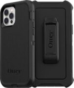 OtterBox iPhone 12 & iPhone 12 Pro Defender Series Case - Black, Rugged & Durable, with Port Protection, Includes Holster Clip Kickstand - Image 2