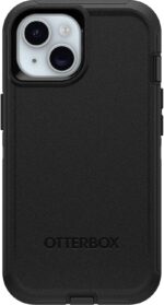 OtterBox iPhone 15, iPhone 14, and iPhone 13 Defender Series Case - BLACK, screenless, rugged & durable, with port protection, includes holster clip kickstand - Image 2