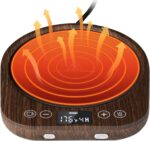 PUSEE Candle Mug Warmer Electric,Auto On/Off Gravity-Induction Coffee Mug Warmer with 9 Temp Settings,1-9 Timer Candle Melter Warmer Beverage Coffee Warmer Practical Portable Warmer for Home & Office - Image 2