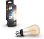 Philips Hue 7W ST19 White Ambiance LED Smart Vintage Edison Filament Bulb, Warm - Pack of 1 - E26 - Control with App - Compatible with Alexa, Google Assistant and Apple HomeKit - Image 2