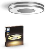 Philips Hue Being Ceiling Light, Black - White Ambiance Warm-to-Cool White Smart LED Light - 1 Pack - Control with Hue App - Compatible with Alexa, Google Assistant, and Apple Homekit - Image 2