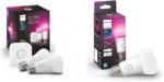 Philips Hue Smart Light Starter Kit - Includes Bridge and 60W A19 LED Bulb & Smart 75W A19 LED Bulb - White and Color Ambiance Color-Changing Light - 1 Pack - 1100LM - E26 - Indoor - Image 2
