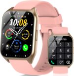 Smart Watch (Answer/Make Call), 1.85" Smartwatch for Men Women, 2025 Fitness Watch, 110+ Sport Modes/Heart Rate/Sleep Monitor/Pedometer, IP68 Waterproof Fitness Activity Tracker for Android iOS, Pink - Image 2