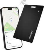 Smartcard by Rhinokey® - Wallet Tracker Card Rechargeable 1.8mm Thin Apple Find My App Airtag Waterproof Item Finder with Key Chain Hole for Luggage, Tags, Passport Bluetooth - Image 2