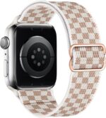 Stretchy Nylon Loop Bands Compatible with Apple Watch 38mm 40mm 41mm 42mm 44mm 49mm 46mm Adjustable Soft Elastics Strap Compatible with Apple Watch SE Ultra iWatch Series 10/9/8/7/6/5/4/3/2/1 Women Men - Image 2