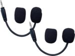 TNE 2 Pack HS35 Mic Replacement | 2X Detachable Game Microphone Boom for Corsair HS35 and HS45 PS4 Pro PS5 Xbox One X Computer PC Gaming Headsets 3.5mm Jack Noise Cancelling - Image 2