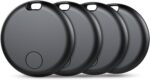 Tracker Air Tag-4 Pack: Smart Bluetooth Tracker, Item Finder Works with Apple Find My (iOS Only) App, Trakcer Tag Locator for Keys, Luggage, Satchel, Backpack etc. (Not for Android Devices) - Image 2