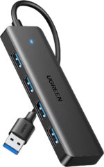 UGREEN USB 3.0 Hub, 4 Ports USB A Splitter Ultra-Slim USB Expander for Mouse, Keyboard, Flash Drive, U Disk, Printer Compatible with Laptop, Desktop PC, Xbox, PS5, and More - Image 2