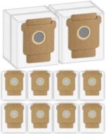 (10 Pack) Q0520 Q052020 Replacement Dust Bags Compatible With iRobot Roomba Vacuum 2 Essential Robot with AutoEmpty Dock Q0250, Vacuum Bag, Dsiposal Bag Accessories Kit - Image 2