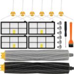 11Pack Replacement Parts for iRobot Roomba 800 900 Series 805 850 860 861 864 866 870 871 880 890 891 960 980 981 985 961 Vacuum Accessories,1 Set Roller Brushes,4Filters,6 Side Brushes - Image 2